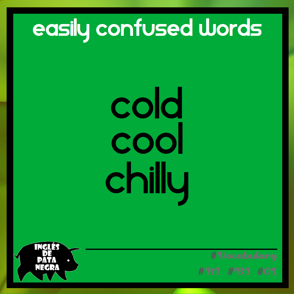 COLD, COOL e CHILLY - Saiba quando usar cada um em inglês